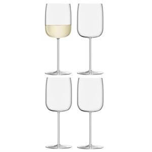 LSA Borough Set of 4 Tall Bowl Wine Glasses